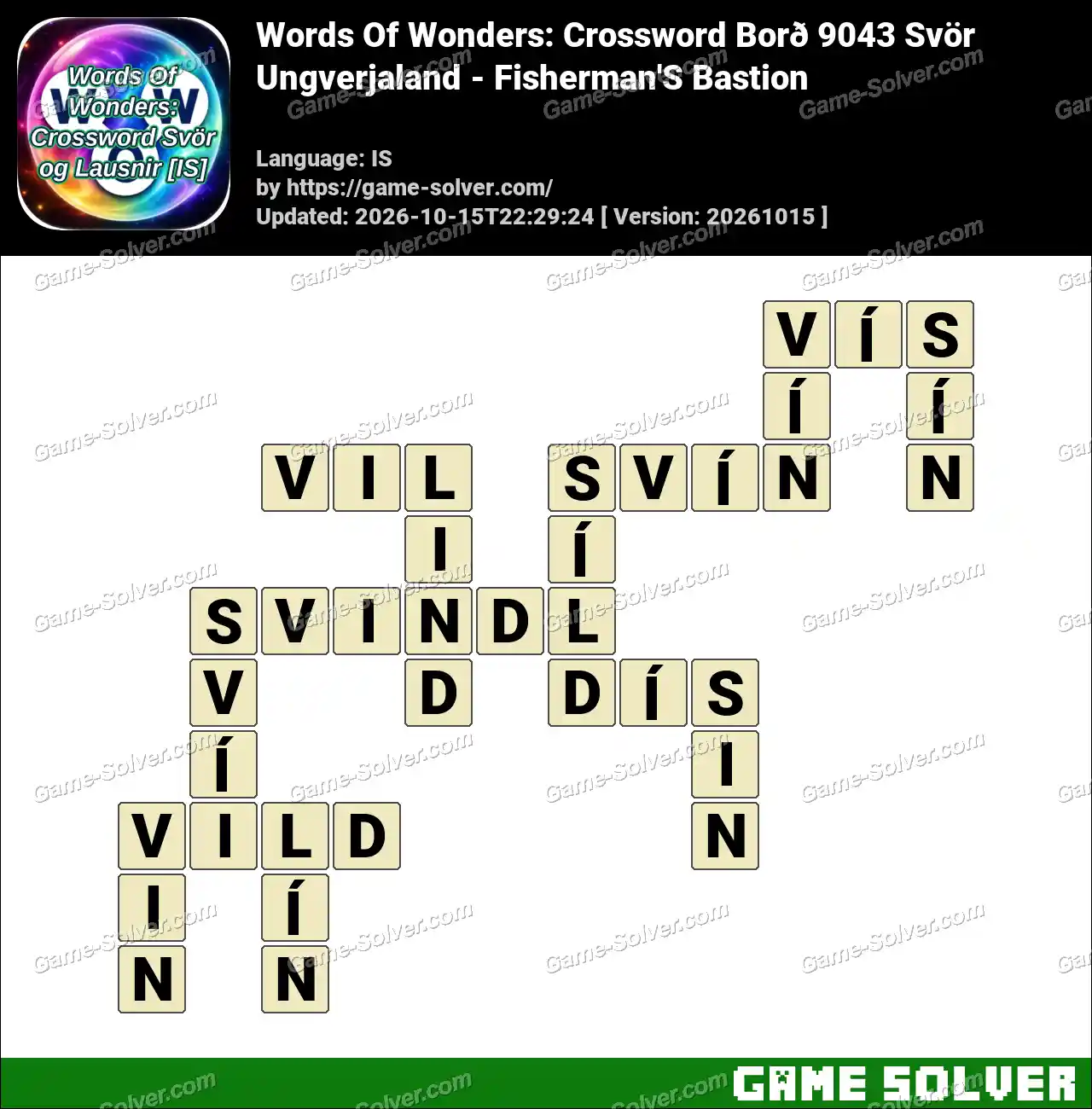 Words Of Wonders: Crossword Borð 9043 Svör – Ungverjaland – Fisherman’S Bastion